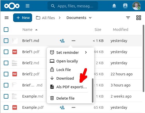 nextcloud-xact